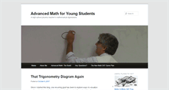 Desktop Screenshot of advancedmathyoungstudents.com
